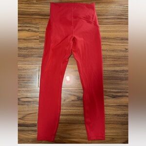 Lululemon Athletica Red Leggings